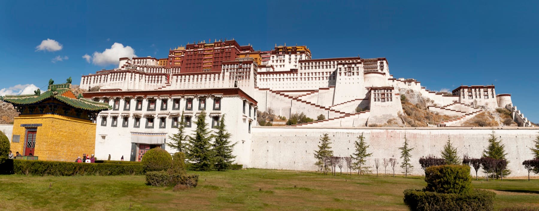 Potala Palace in Lhasa, Tibet, under clear highland light