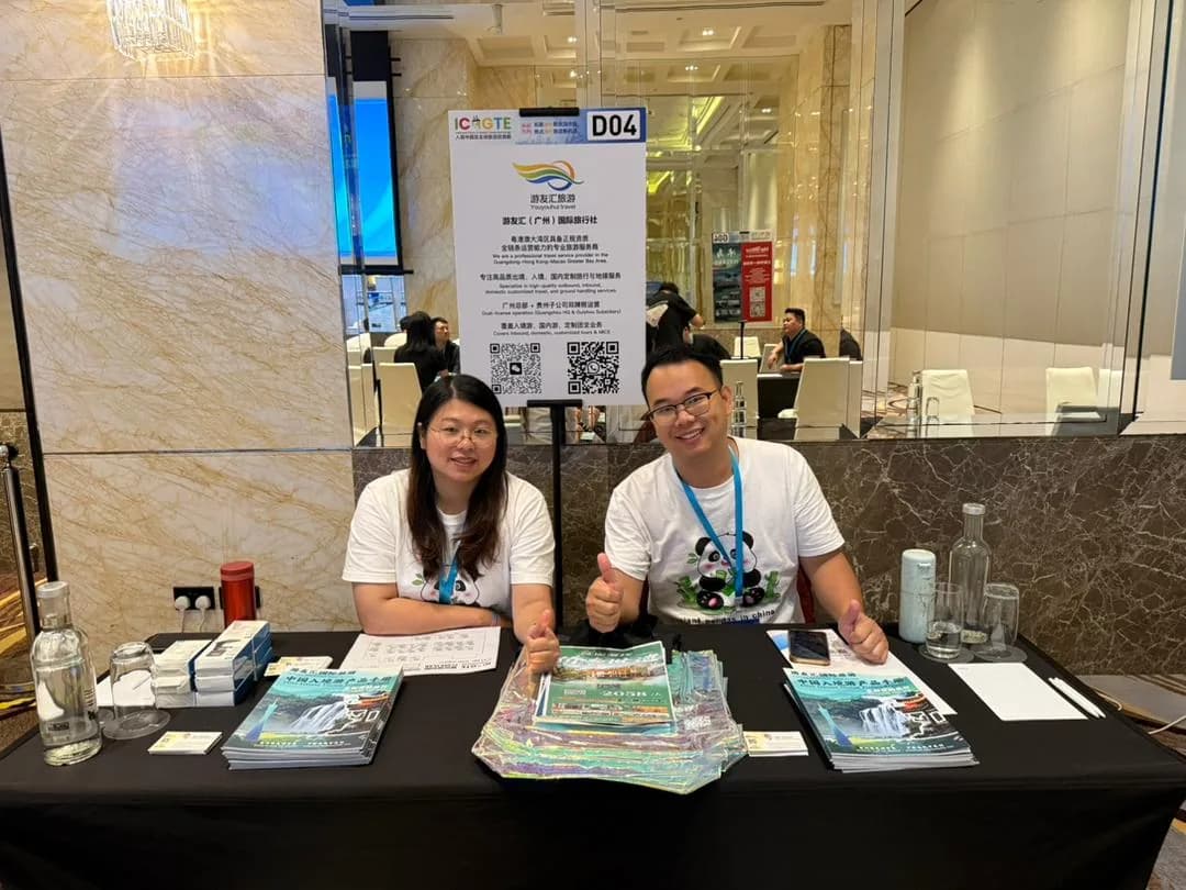 The China Prime DMC operating team meeting travel trade partners in Singapore
