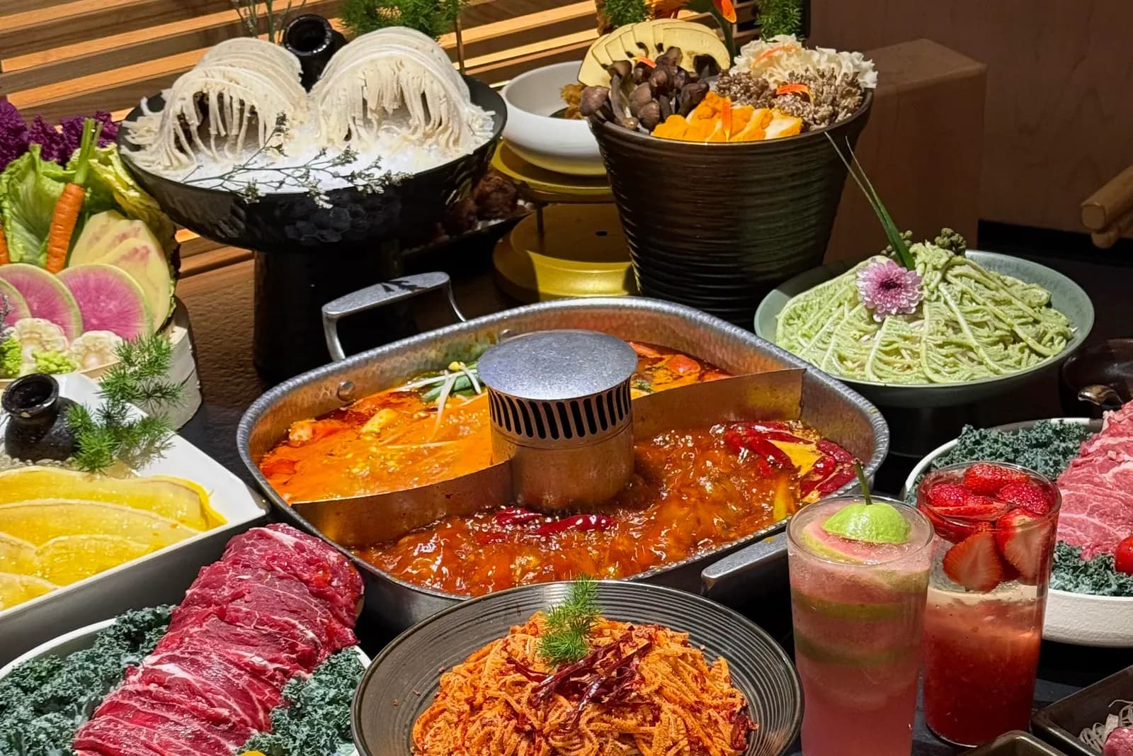 A refined Sichuan dining table prepared with regional dishes