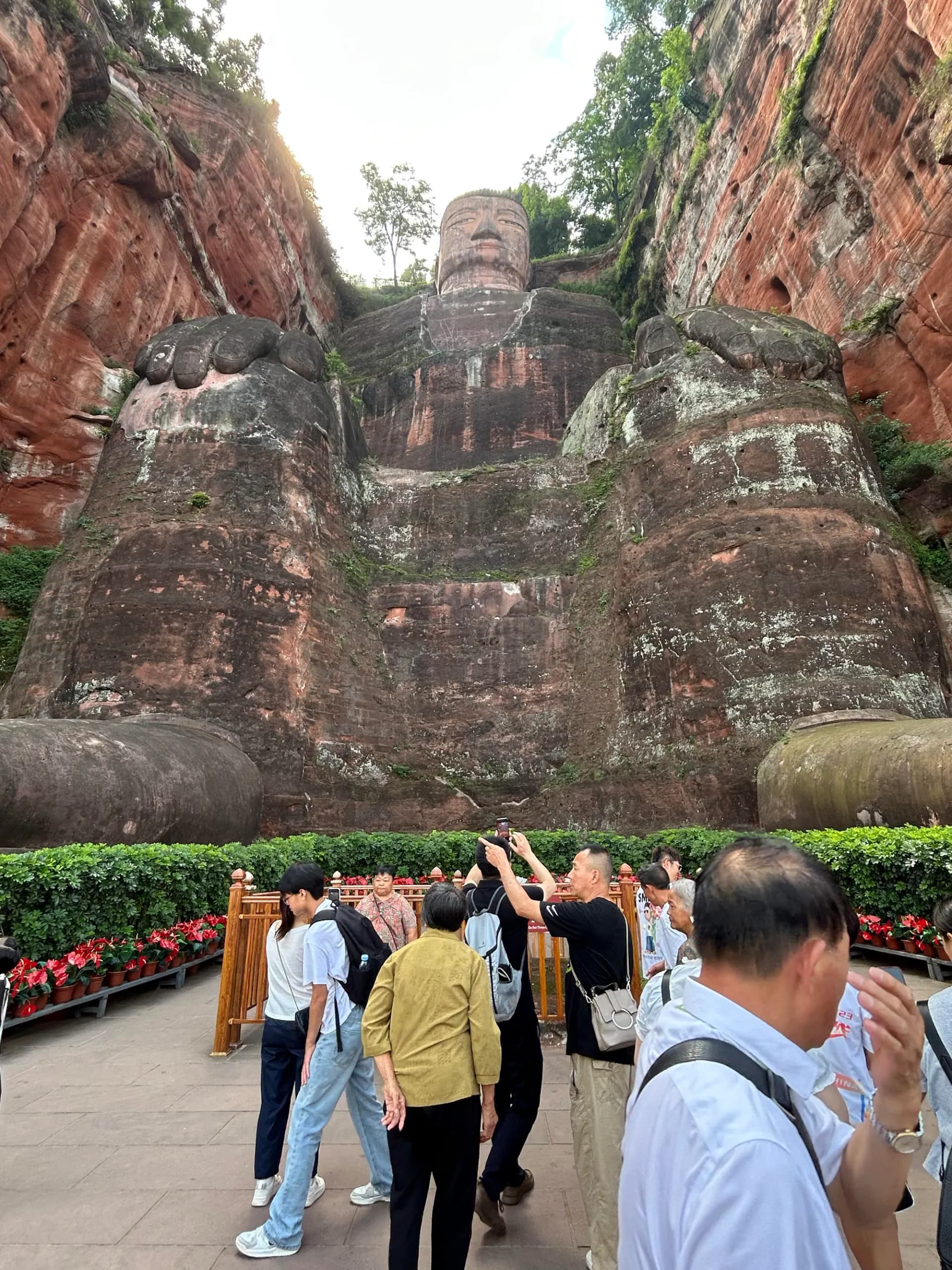 The Leshan Giant Buddha beside the river