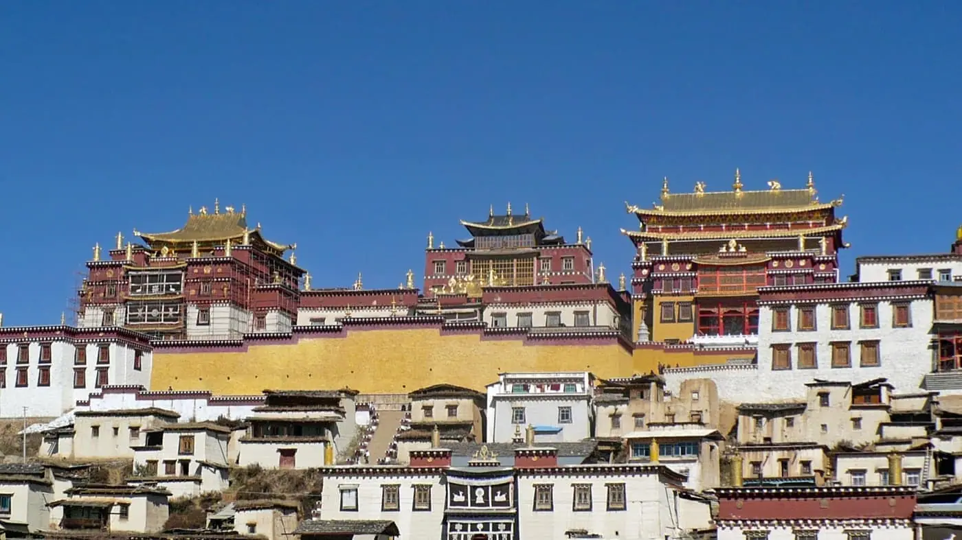 Songzanlin Monastery near Shangri-La in Yunnan
